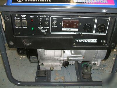 Yamaha YG4000D premium dual voltage generator-- 