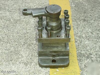 4 way old style heavy duty lathe turrent tool post 