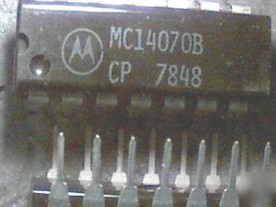 (50) MC14070B quad 2-input exclusive or,xor cd 4070,nos