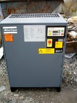 Atlas copco rotary screw air compressor no GA7P (20623)