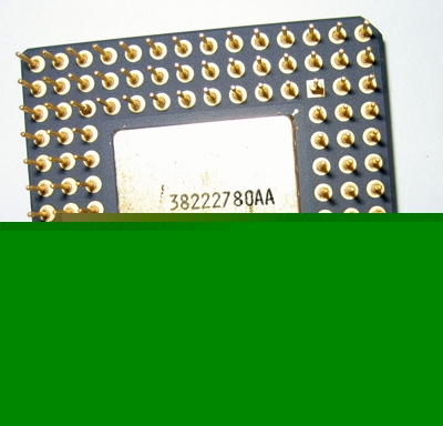 Cpu 82380-20 intel pga gold vintage
