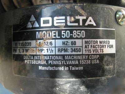 Delta 1 1/2HP dust collector
