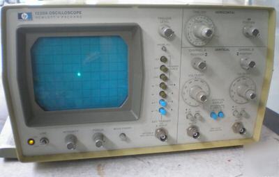 Hp 1220A dual channel oscilloscope. 