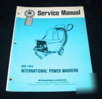 Ih intl harvester pumps models 250 255 355