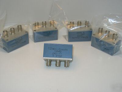 Lot of 5 units mini-circuits zad-11 frequency mixer bnc
