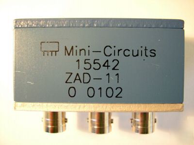 Lot of 5 units mini-circuits zad-11 frequency mixer bnc