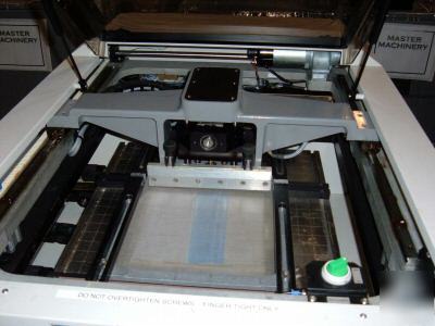Mpm up-100 semi automatic screen stencil printer mint 