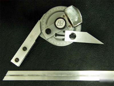 New 360 bevel dial protractor 12