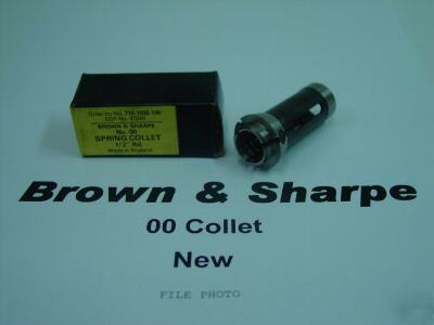 New brown & sharpe 00 collet 25/64