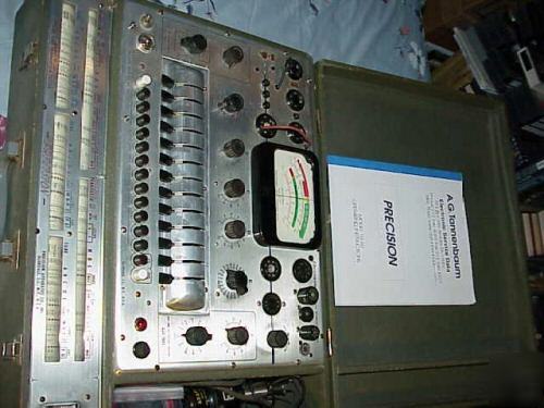 Nice precision model 10-60 tube & transistor tester