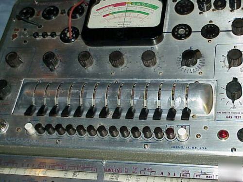 Nice precision model 10-60 tube & transistor tester