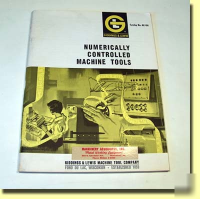 Numerically controlled machine tools giddings lewis cat