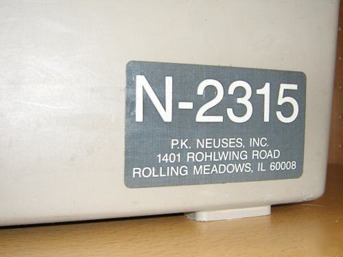Pk neuses inc. stamping kit model #n-2315 
