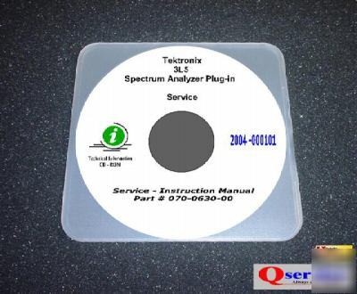 Tektronix tek 3L5 service - operators manual 