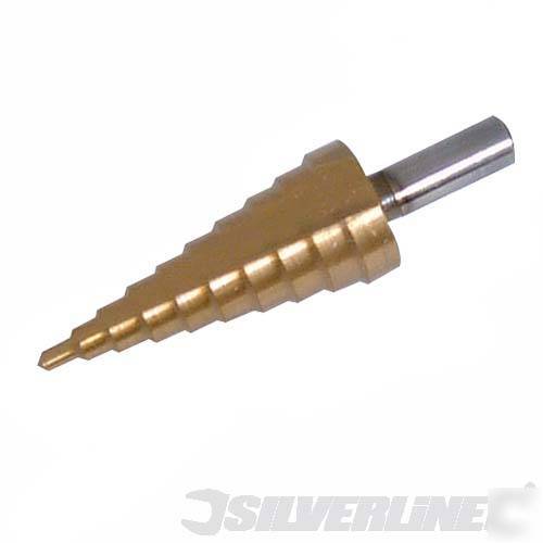 Titanium hss step drill 4-22MM titanium 698459