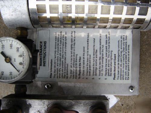 Air filtration and regulator 
