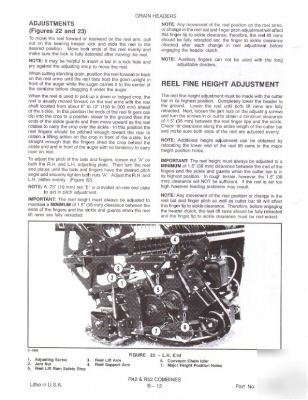 Allis chalmers R42 R52 gleaner combine workshop manual