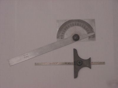 1 protractor 0-180 deg / 1 depth-protractor 30-45-60-90