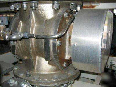10â€ diameter waeschle purged rotary valve, ss (3799)