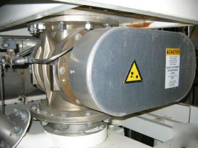 10â€ diameter waeschle purged rotary valve, ss (3799)