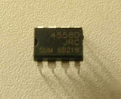 10 pcs JRC4558D dual op amp ic chips overdrive TS808