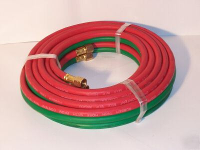  25 ft oxygen and acetylene twin welding hose 