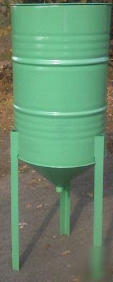 55 gallon drum funnel - cone bottom tank svo bio diesel