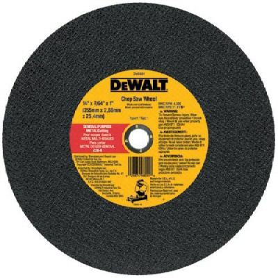 Dewalt chopsaw wheel 14 x 7/64 x 1 DW8002 box of 10