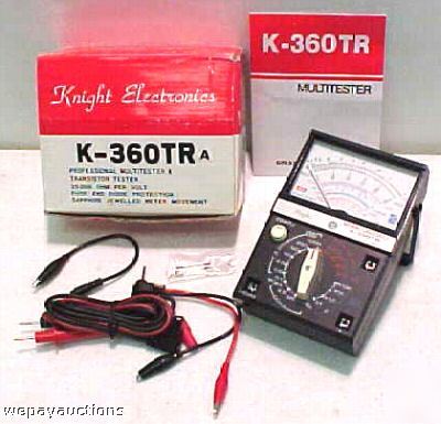 K-360TRA professional multitester & transistor tester 5