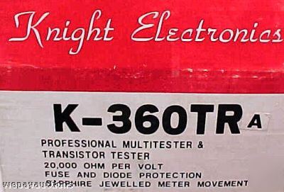 K-360TRA professional multitester & transistor tester 5