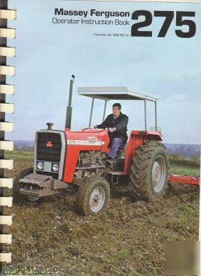 Massey ferguson mf 275 tractor owners manual