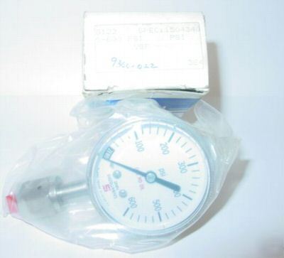 Millipore / span 0-600PSI high purity pressure gauge