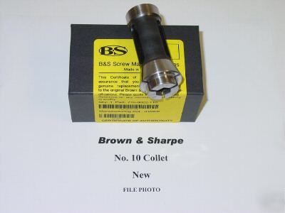 New brown & sharpe no 10 collet 03.50 mm