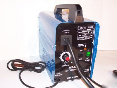 New electric flux wire welder machine mig - 100