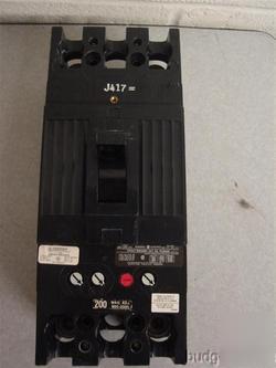 New ge 200A 2 pole 2P 480V circuit breaker TFJ224200WL
