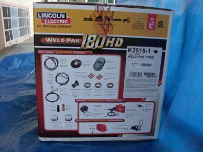 New lincoln pro mig 180 wirefeed welder brand noreserve