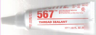 New loctite 567 pipe thread sealant 1.69 fl oz. 50ML 