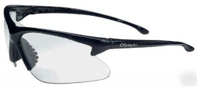 Olympic optical readers glasses-clr lens/blk frm +1.5