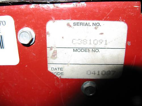 Snap-on plasma cutting system YA2001 (sscc) 7-3947 D262