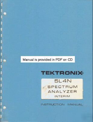 Tektronix 5L4N interim service and operating manual