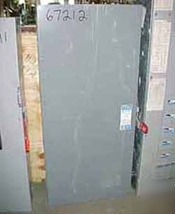 Used: challenger 600 amp, 240 volt fused safety switch.