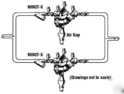 Watts 3/4 909QT reduced pressure zone assembly 0387121