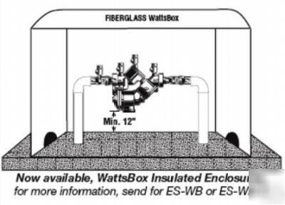 Watts 3/4 909QT reduced pressure zone assembly 0387121