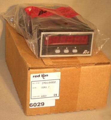  red lion apollo IMD1 voltage volt panel meter