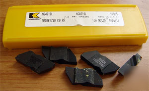 5PC kennametal NG4219L KC935 top notch grooving insert