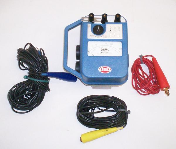 Biddle megohmmeter ground resistance tester megger