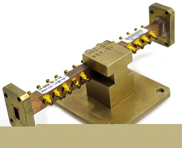 Diplexer microwave waveguide 31 ghz band t-r 225 mhz