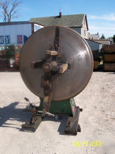 Littell model 40-24 coil centering reel 4000 lbs.