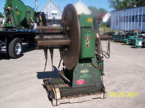 Littell model 40-24 coil centering reel 4000 lbs.