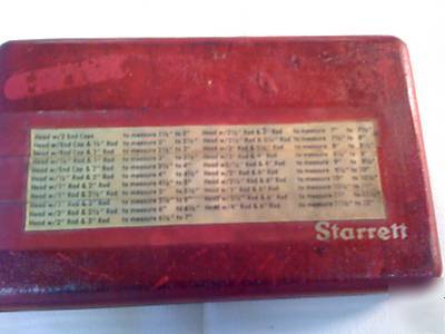 Starrett no 823 tubular inside micrometer